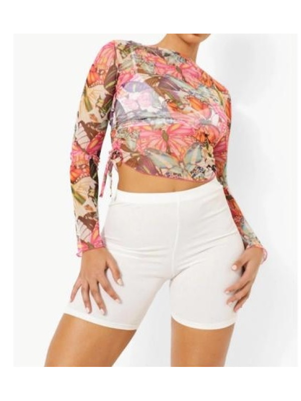 TOP TRANSPARENT CU IMPRIMEU