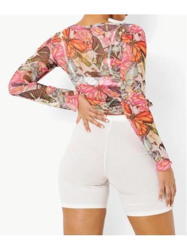 TOP TRANSPARENT CU IMPRIMEU