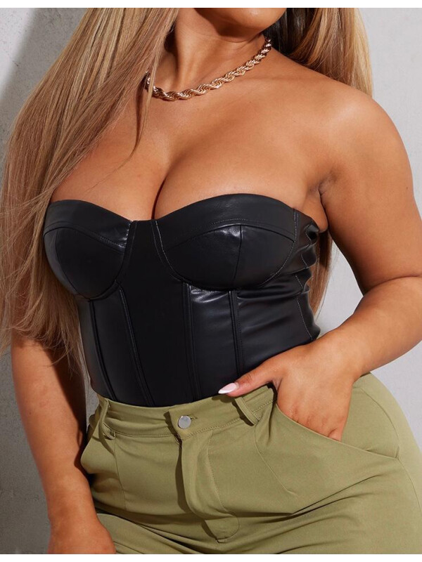 CORSET PIELE ARTIFICIALA