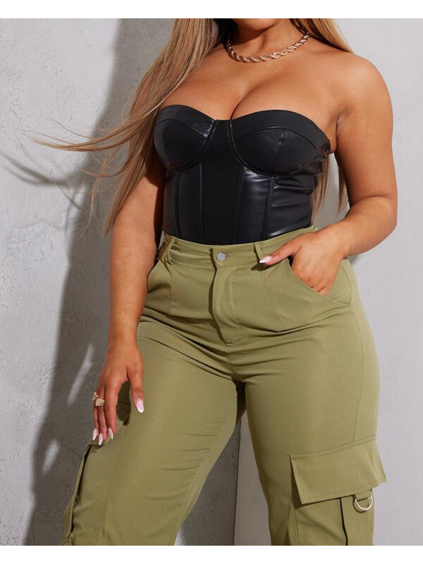 CORSET PIELE ARTIFICIALA