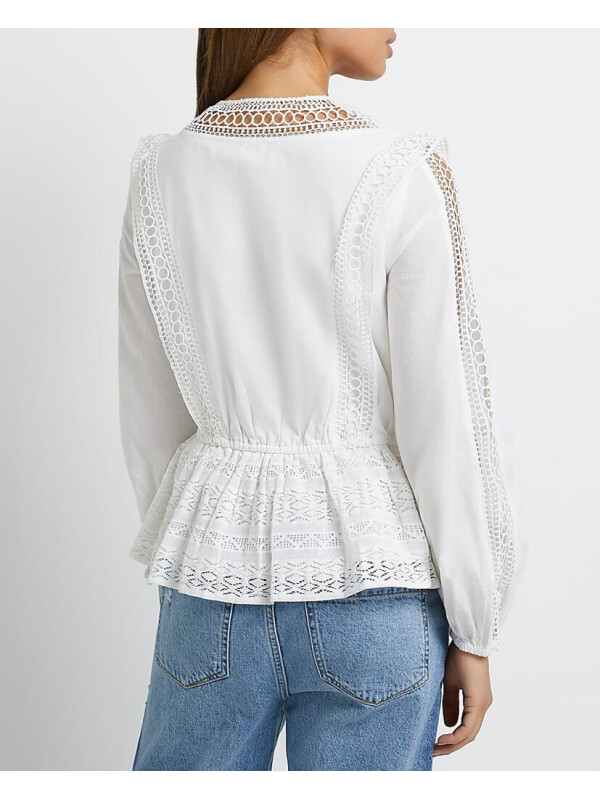 BLUZĂ DANTELĂ ALBĂ