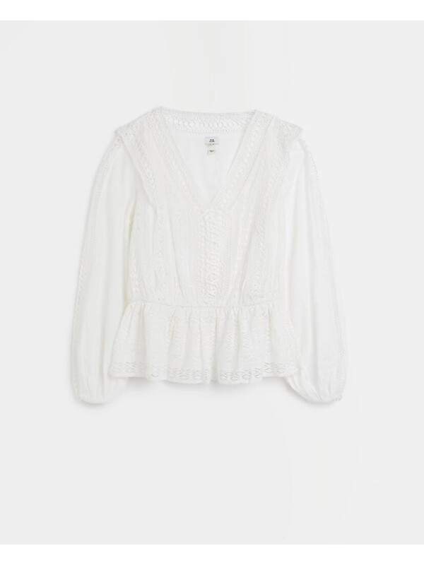 BLUZĂ DANTELĂ ALBĂ