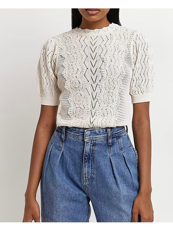 BLUZĂ DETALIU DANTELĂ