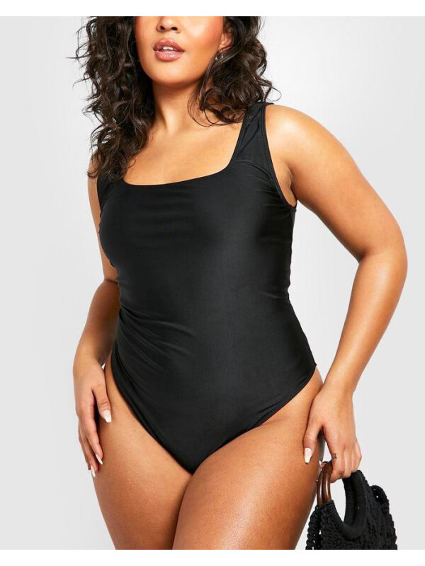 COSTUM DE BAIE CU DECOLTEU FORMĂ PĂTRATĂ