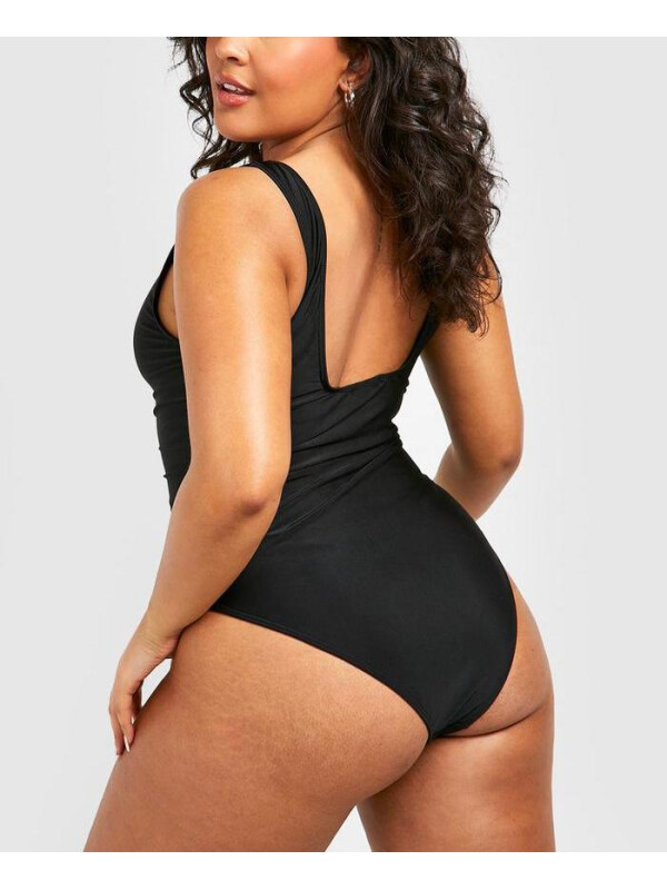 COSTUM DE BAIE CU DECOLTEU FORMĂ PĂTRATĂ