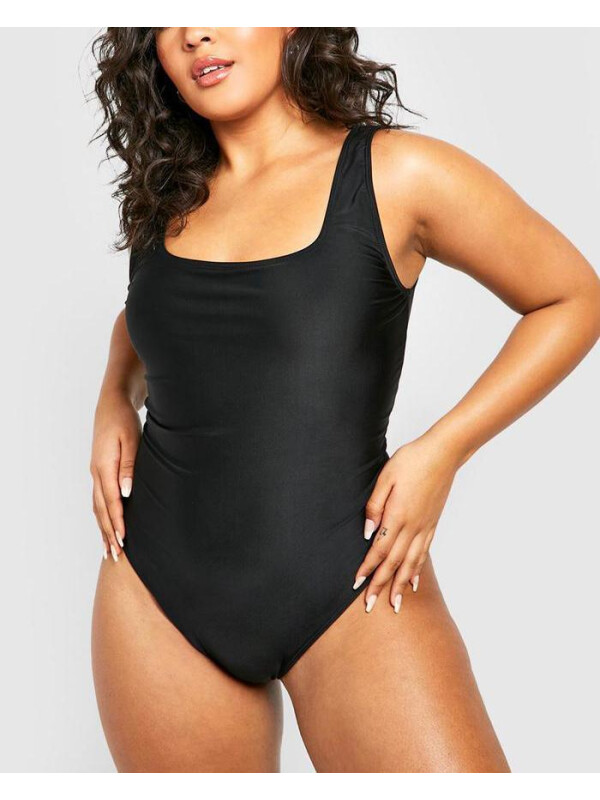 COSTUM DE BAIE CU DECOLTEU FORMĂ PĂTRATĂ