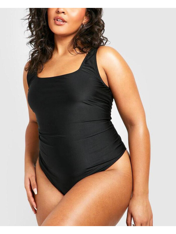 COSTUM DE BAIE CU DECOLTEU FORMĂ PĂTRATĂ