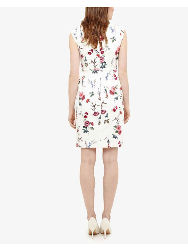 ROCHIE ALBĂ CU FLORI 