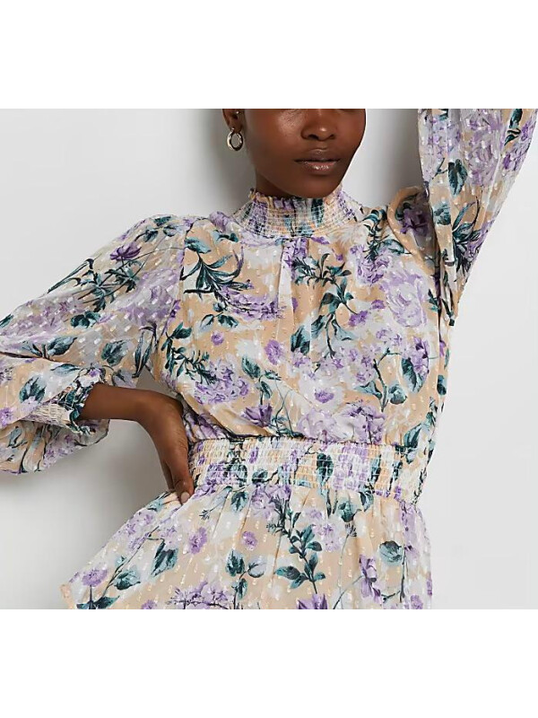 ROCHIE CU IMPRIMEU MULTICOLOR