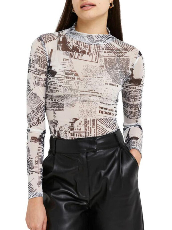 BLUZA TRANSPARENTA FEMEI