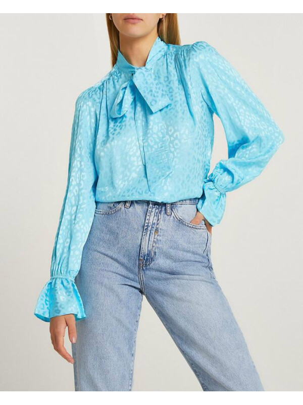 BLUZA CU GAT CRAVATA