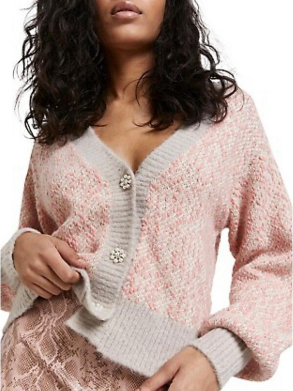 CARDIGAN ROZ PUDRA