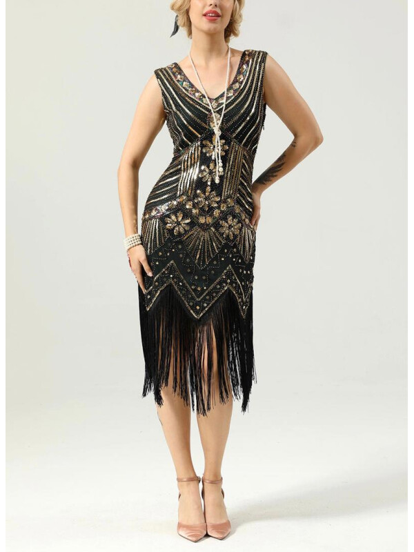 ROCHIE CU PAIETE SI STRASURI AURII