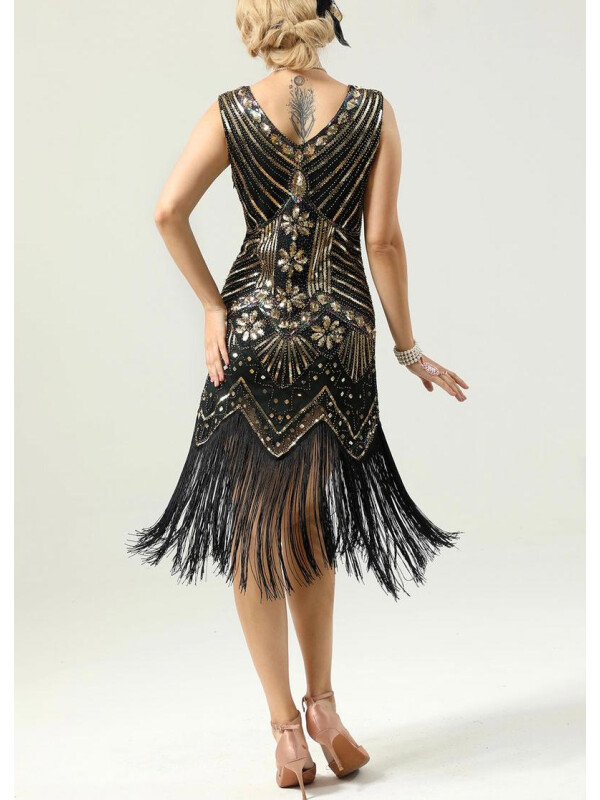 ROCHIE CU PAIETE SI STRASURI AURII