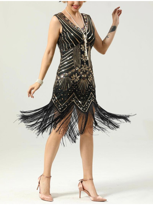 ROCHIE CU PAIETE SI STRASURI AURII