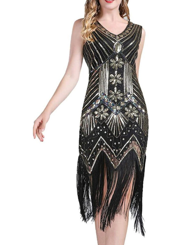 ROCHIE CU PAIETE SI STRASURI AURII