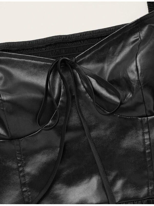 ROCHIE NEAGRA CU MANECI SHEIN