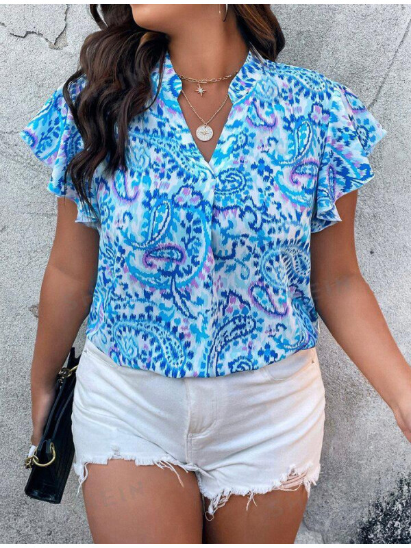 BLUZA CU MANECA FLUTURE