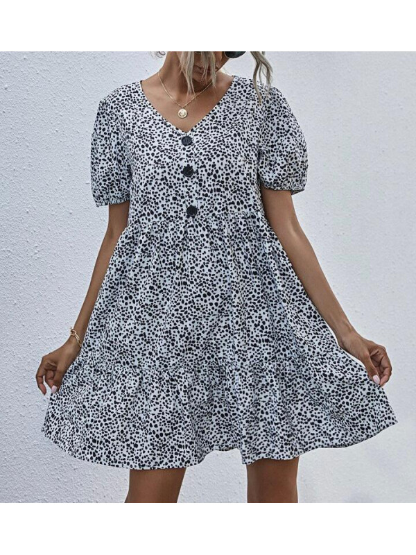 ROCHIE FEMEI CU IMPRIMEU DALMATIAN 