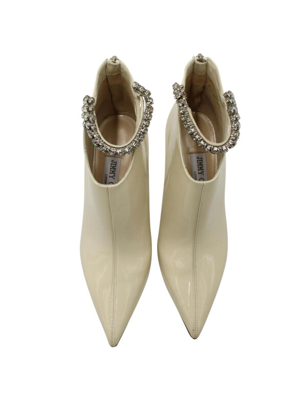 PANTOFI CREM CU DETALII PIETRE