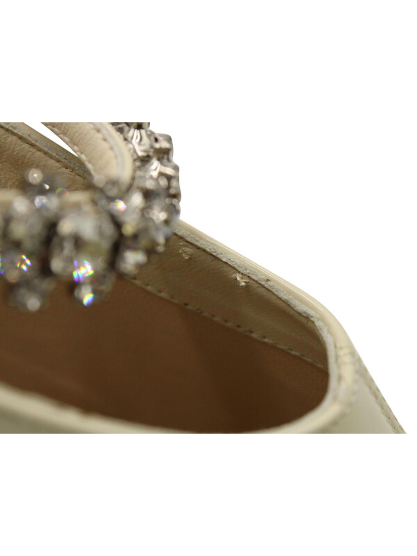 PANTOFI CREM CU DETALII PIETRE