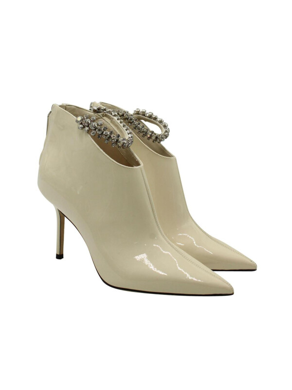 PANTOFI CREM CU DETALII PIETRE