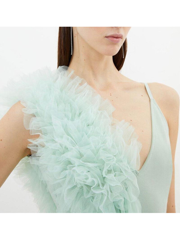 BODY DIN JERSEU DRAPAT DRAMA PONTE ȘI TULLE-L