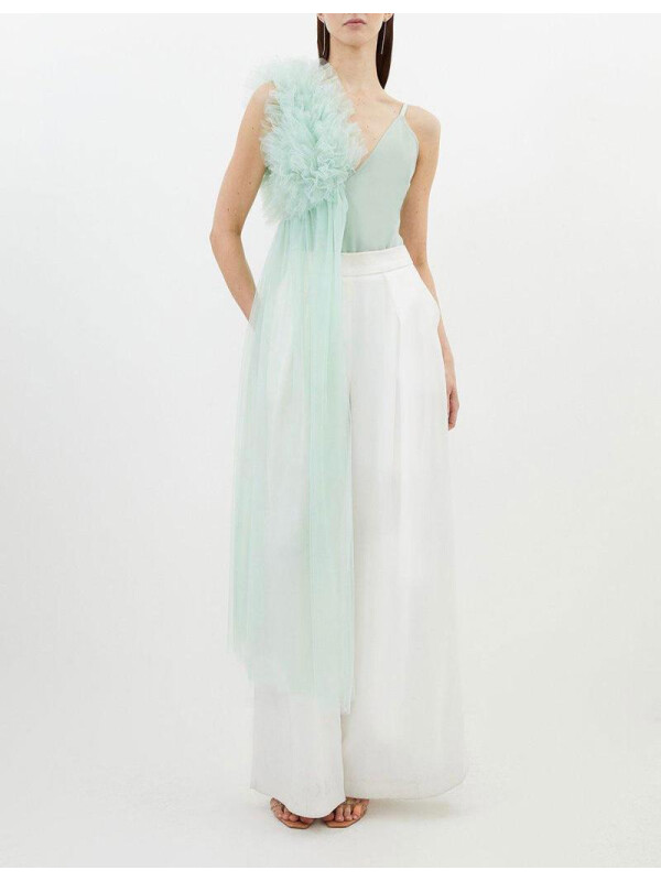 BODY DIN JERSEU DRAPAT DRAMA PONTE ȘI TULLE-L