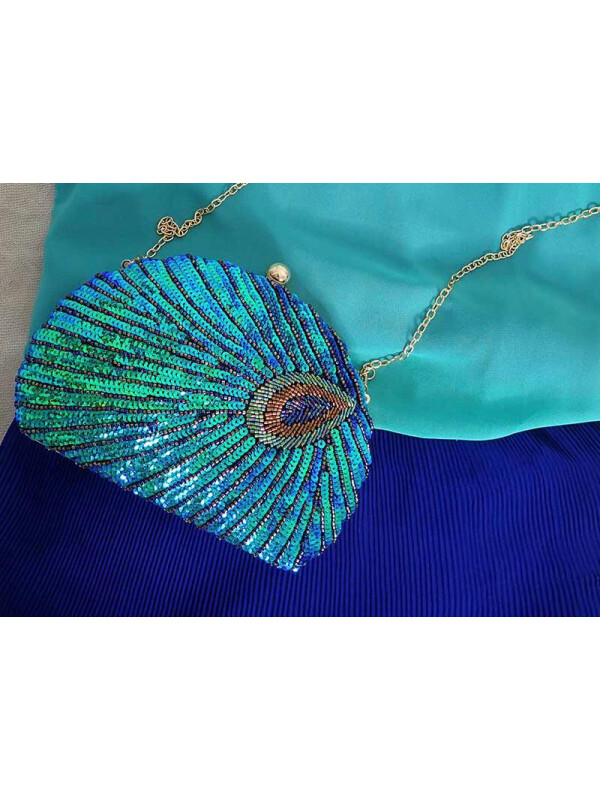 CLUTCH CU PAIETE ȘI LANȚ-UNIVERSALA