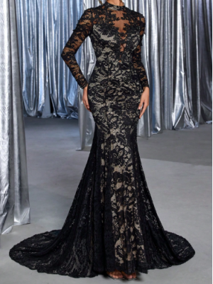 Rochie elegantă și luxoasă, model sirenă,