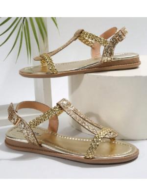 Sandale PAIETE strălucitoare elegante, 