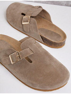 Saboți de damă cu vârf rotund