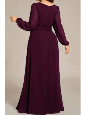 Rochie de domnișoară de onoare elegantă și romantică