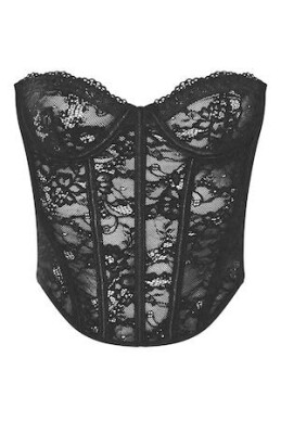 CORSET LENJERIE NEAGRĂ