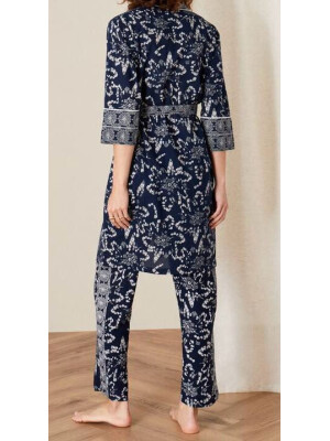 Halat ARTISAN STUDIO cu imprimeu realizat manual