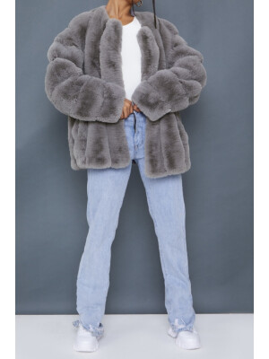 HAINA DIN BLANA ARTIFICIALA GRI