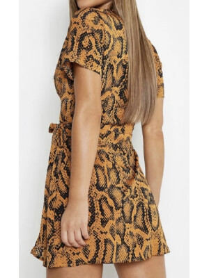 Rochie cu imprimeu animal