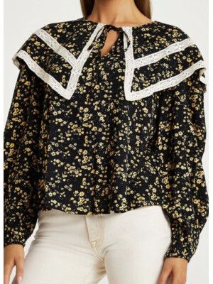 BLUZA CU DANTELA LA GULER