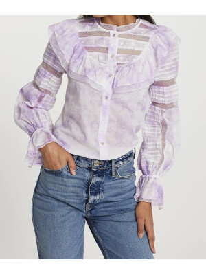 BLUZA CU PLASA MOV 