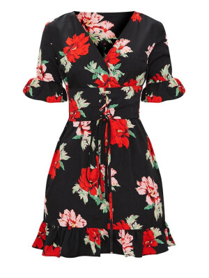 ROCHIE CU DETALII FLORALE