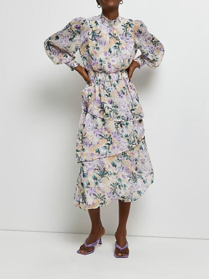 ROCHIE CU IMPRIMEU MULTICOLOR