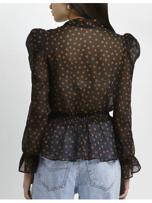 BLUZA TRANSPARENTA DAMA