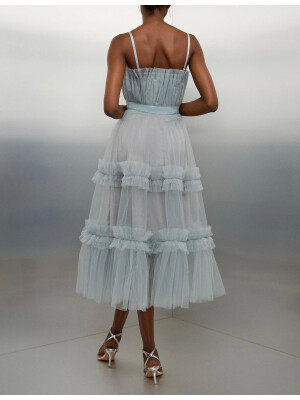 ROCHIE MIDI CU BANDĂ DIN TUL