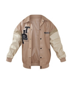 GEACĂ AVIATOR COMBINATĂ CU EFECT DE PIELE