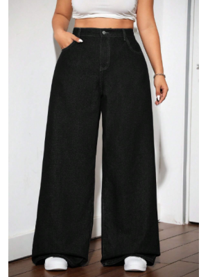 Blugi casual cu picior drept