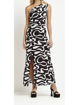 ROCHIE PRINT ALB&NEGRU