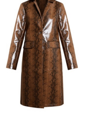 PALTON CU ASPECT LĂCUIT