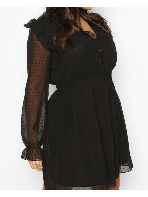 ROCHIE PLUS CU TAILE ÎNCREȚITĂ 