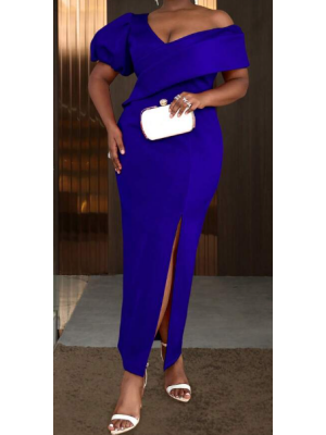 Rochia cu decolteu în V,