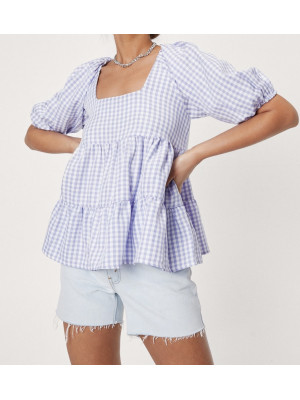 Bluza cu mâneci bufante  Nasty Gal 